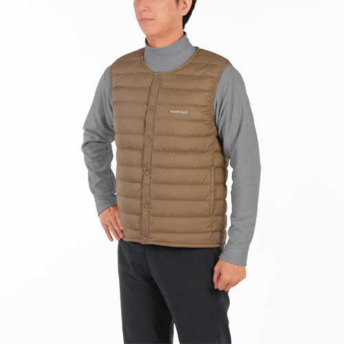 モンベル mont-bell スペリオダウン ラウンドネックベスト Men's(メンズ)1101670