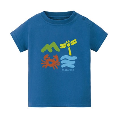 コットンT Baby's 野あそび 80-90(ベビー) 2104879 モンベル mont-bell