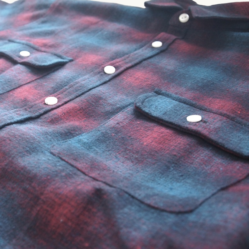 リトルライズ LITTLE RISE コットンチェックシャツ　LR-0031