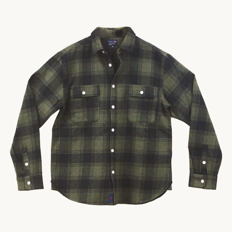 リトルライズ LITTLE RISE コットンチェックシャツ　LR-0031