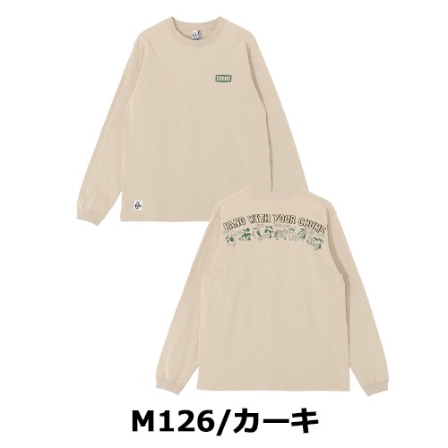 チャムス CHUMS アンチバグハンチングバグロングスリーブTシャツ(ロンT/ロングTシャツ) CH01-2714