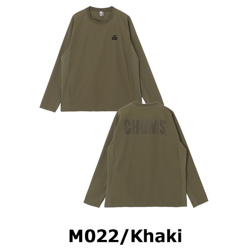 チャムス CHUMS エアトレイルストレッチチャムスロングスリーブTシャツ　CH01-2838