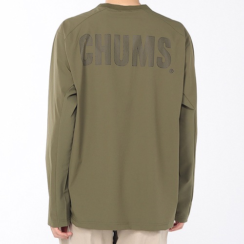 チャムス CHUMS エアトレイルストレッチチャムスロングスリーブTシャツ　CH01-2838