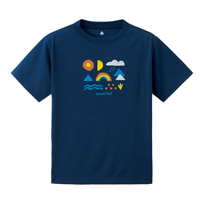 WIC.T Kid's ネイチャーシンボル 100-130(キッズ)1114586 モンベル mont-bell