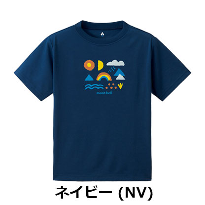 WIC.T Kid's ネイチャーシンボル 100-130(キッズ)1114586 モンベル mont-bell