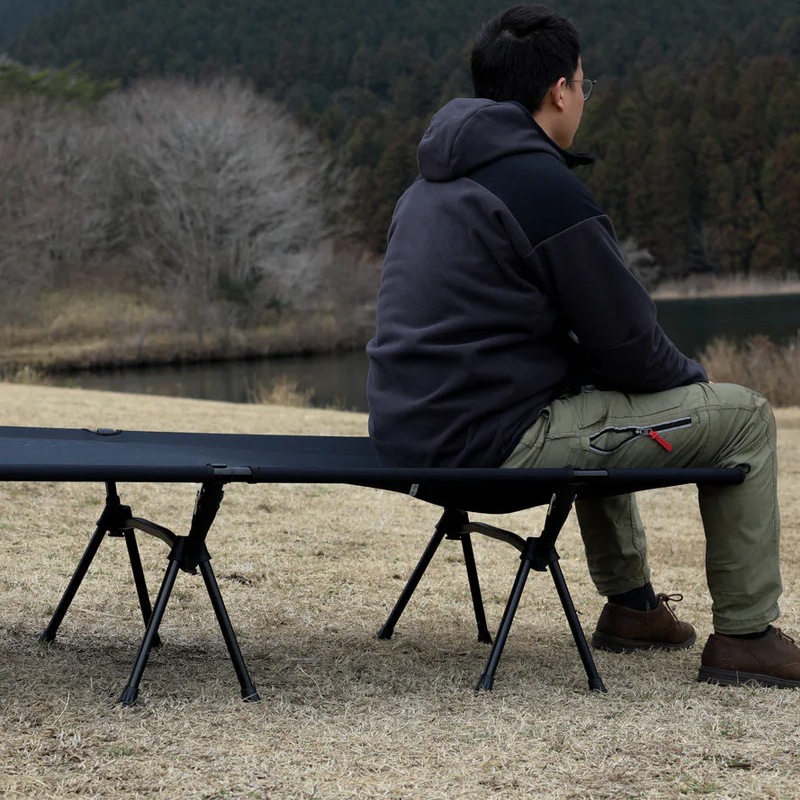 スモアS'more【 Alumi Compact Bed 】高さ調節可能なアルミ製コット　SMOFT002CBDaF