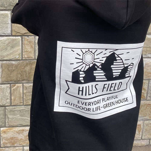 HILLS FIELD ヒルズフィールド　グリーンハウス別注フーディ　HF-HDI-GH