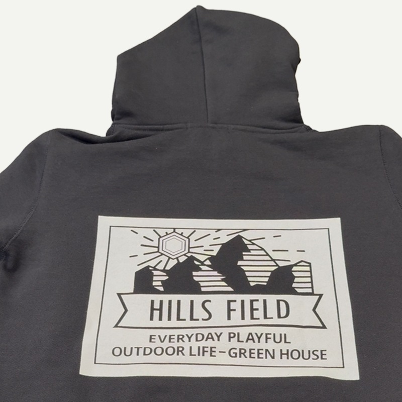 HILLS FIELD ヒルズフィールド　グリーンハウス別注フーディ　HF-HDI-GH