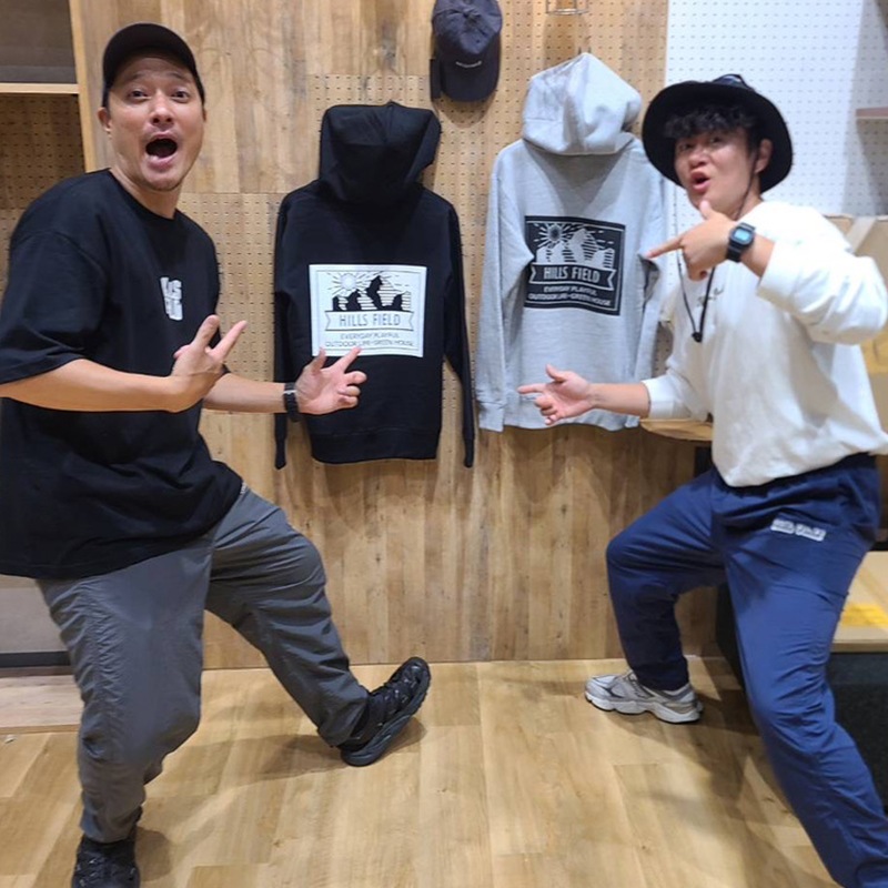 HILLS FIELD ヒルズフィールド　グリーンハウス別注フーディ　HF-HDI-GH