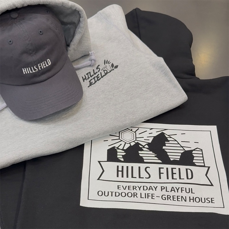 HILLS FIELD ヒルズフィールド グリーンハウス別注ベースボールキャップ・チャコール HF-CAP-GH