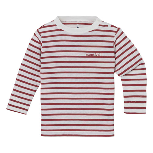 モンベル mont-bell （ベビー）WIC.ボーダー ロングスリーブＴ Baby's 80-90　1114702
