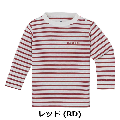 モンベル mont-bell （ベビー）WIC.ボーダー ロングスリーブＴ Baby's 80-90　1114702