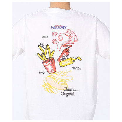 チャムス CHUMS アンチバグファストフードポケットTシャツ CH01-2715