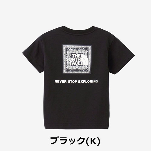 ザ・ノース・フェイス THE NORTH FACE　ショートスリーブバンダナスクエアロゴティー（ベビー） B S/S Bandana Square Logo Tee NTB32546