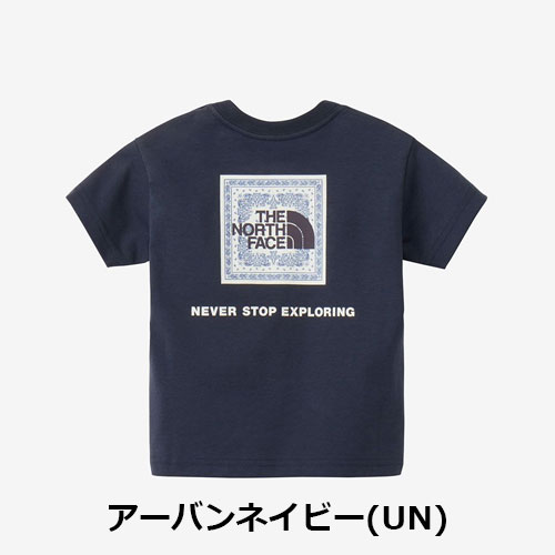 ザ・ノース・フェイス THE NORTH FACE　ショートスリーブバンダナスクエアロゴティー（ベビー） B S/S Bandana Square Logo Tee NTB32546