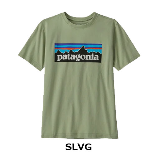 パタゴニア Patagonia キッズ・リジェネラティブ・オーガニック・サーティファイド・コットン・P-6ロゴ・Tシャツ（キッズ）　62163　￥4,950～