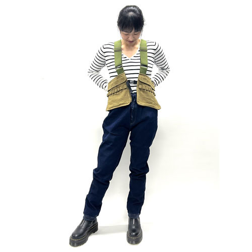 リトルライズ LITTLE RISE　キャンパーズデニムパンツ　LR-0004