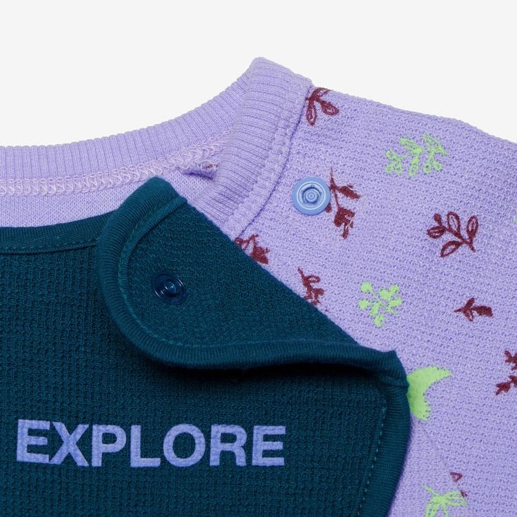 ザ・ノース・フェイス THE NORTH FACE ベビーロングスリーブロンパース&2Pビブ(ベビー) NTB82402