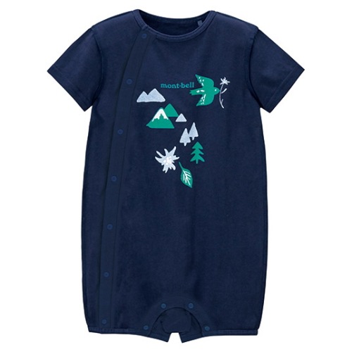 モンベル mont-bell コットン ロンパース Baby's 60-70（ベビー） 2104610