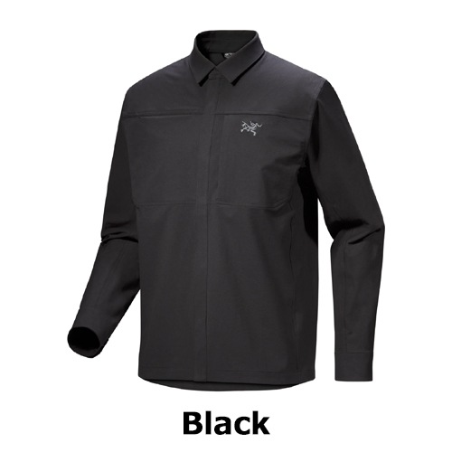 ARC'TERYX 長袖シャツ 黒　クロニンコットンオーバーシャツ クロニン コットン オーバーシャツ メンズ アークテリクス ARC'TERYX