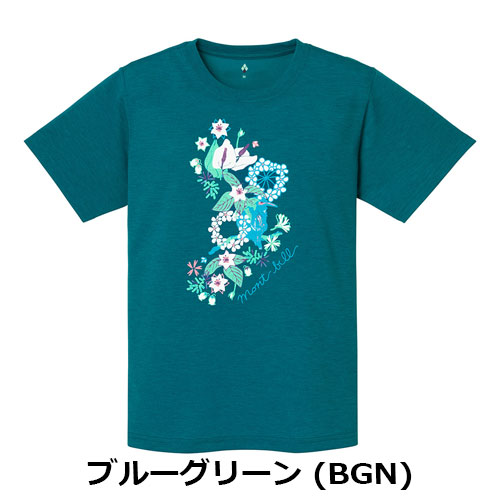 mont-bell モンベル WIC.Tシャツ 　L　5枚セット モンベル mont-bell WIC.T Women's 鳥と花（レディース）1114788