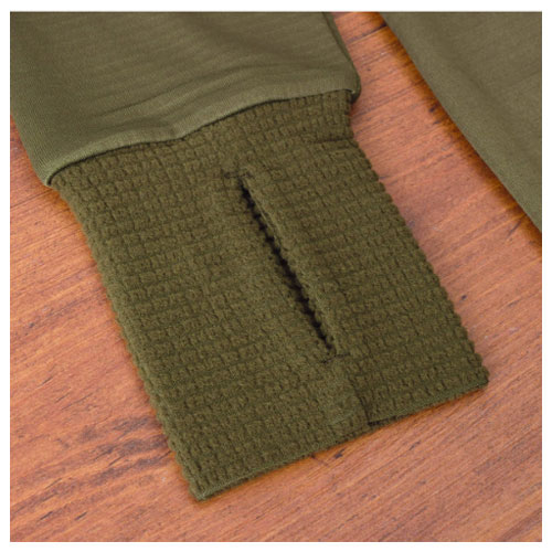 ビーブイディー B.V.D 瞬暖GRID-TEC+クルーネック サムホール GR092EC