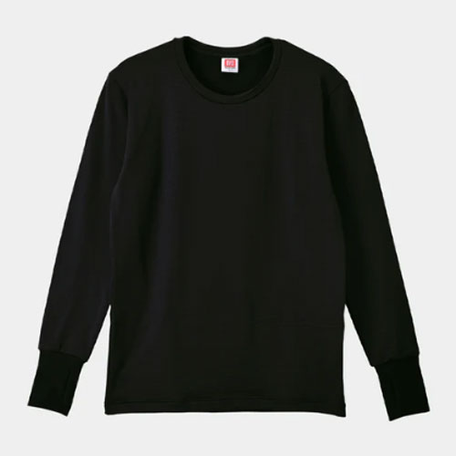 ビーブイディー B.V.D 瞬暖GRID-TEC+クルーネック サムホール GR092EC