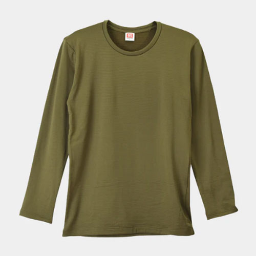 ビーブイディー B.V.D　瞬暖GRID-TEC+クルーネック　GR097EC