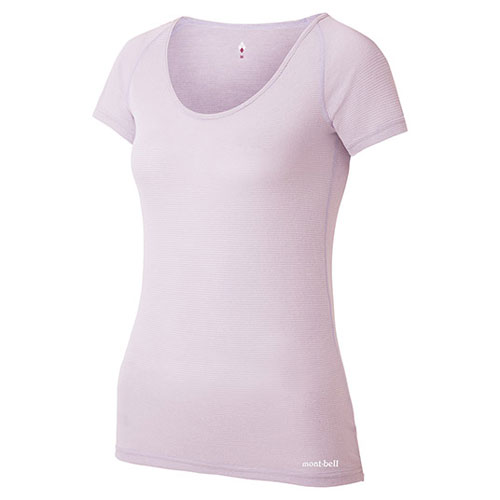 ジオライン L.W.UネックTシャツ Women's（レディース） 1107739　モンベル mont-bell