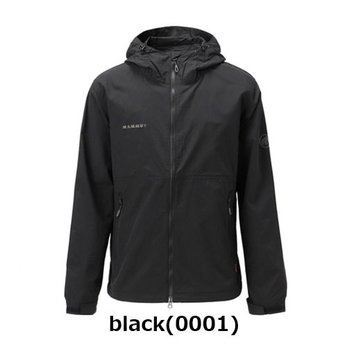 マムート MAMMUT ハイキング ウィンドブレーカー フーデッド(メンズ