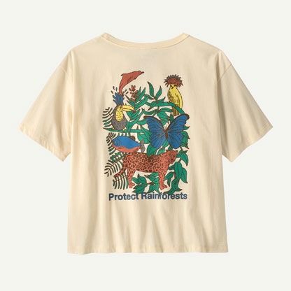 ウィメンズ・プロテクト・レインフォレスツ・イージーカット・Tシャツ　パタゴニア Patagonia