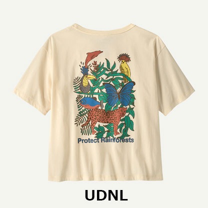 ウィメンズ・プロテクト・レインフォレスツ・イージーカット・Tシャツ　パタゴニア Patagonia