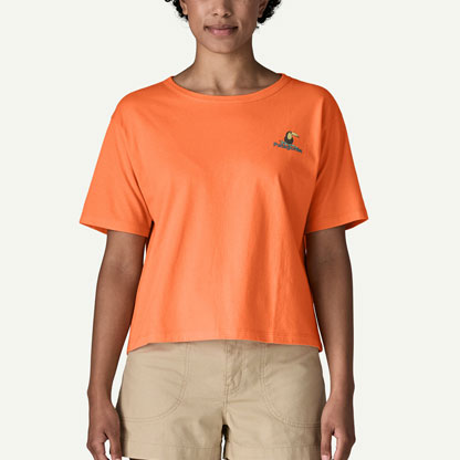 ウィメンズ・プロテクト・レインフォレスツ・イージーカット・Tシャツ　パタゴニア Patagonia