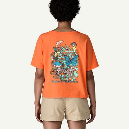 ウィメンズ・プロテクト・レインフォレスツ・イージーカット・Tシャツ　パタゴニア Patagonia