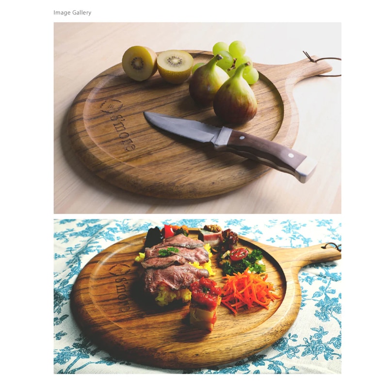 スモア S'more 【 Cutting board of s'more 】カッティングボード まな板　Circle