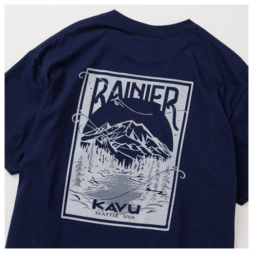 カブー KAVU  メンズ 25 レイニア Tシャツ　19822247