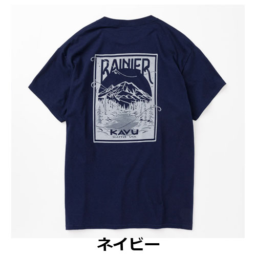 カブー KAVU  メンズ 25 レイニア Tシャツ　19822247