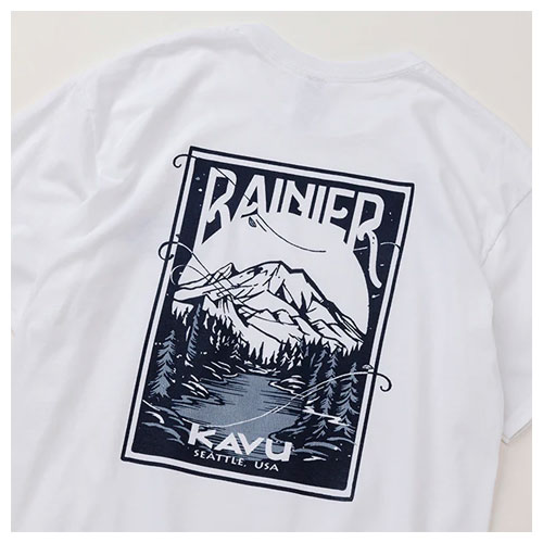 カブー KAVU  メンズ 25 レイニア Tシャツ　19822247