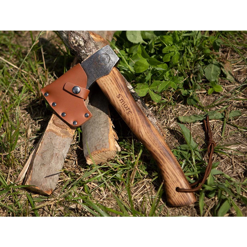スモア S'more 【 スモアのオノ（中）】牛革カバー付き斧 おの　SMOonoa315