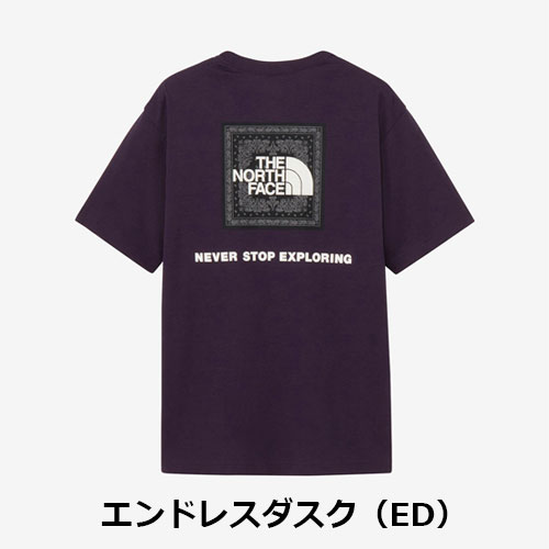 ショートスリーブバンダナスクエアロゴティー（メンズ）　ザ・ノース・フェイス THE NORTH FACE