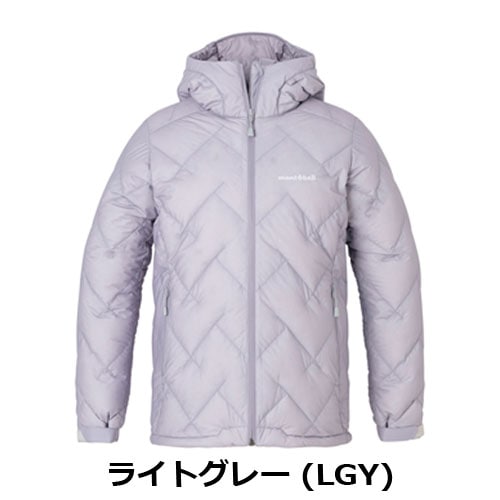 モンベル　パーマフロストライトダウンパーカ　シルバー系グレー モンベル mont-bell パーマフロスト ライトダウンパーカ Women's