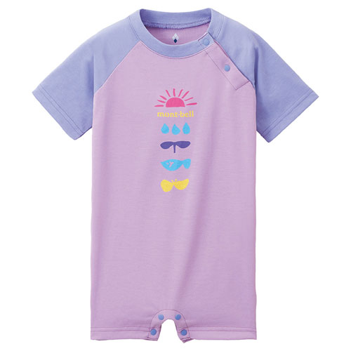 モンベル mont-bell WIC.ショートスリーブ ロンパース Baby's 夏休み 70-80（ベビー）1114465