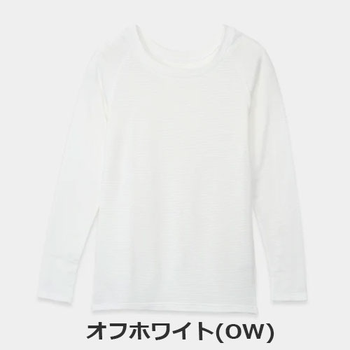 ビーブイディー B.V.D　瞬暖GRID-TEC+クルーネック（レディース）BAKU39EC