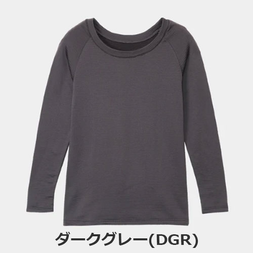 ビーブイディー B.V.D　瞬暖GRID-TEC+クルーネック（レディース）BAKU39EC