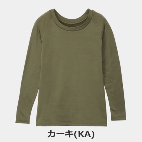 ビーブイディー B.V.D　瞬暖GRID-TEC+クルーネック（レディース）BAKU39EC