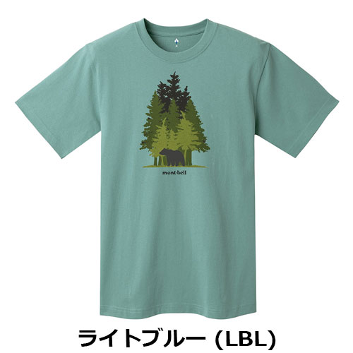 モンベル mont-bell ペアスキンコットン T 森と熊　2104817