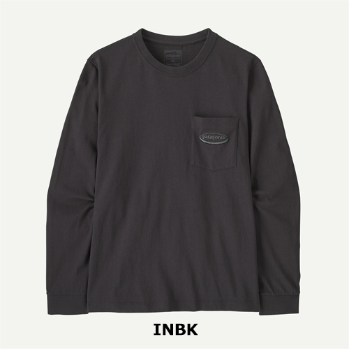 メンズ・ロングスリーブ・ミッドウェイト・'95 オーバル・ロゴ・ポケット・Tシャツ Patagoniaパタゴニア 37898