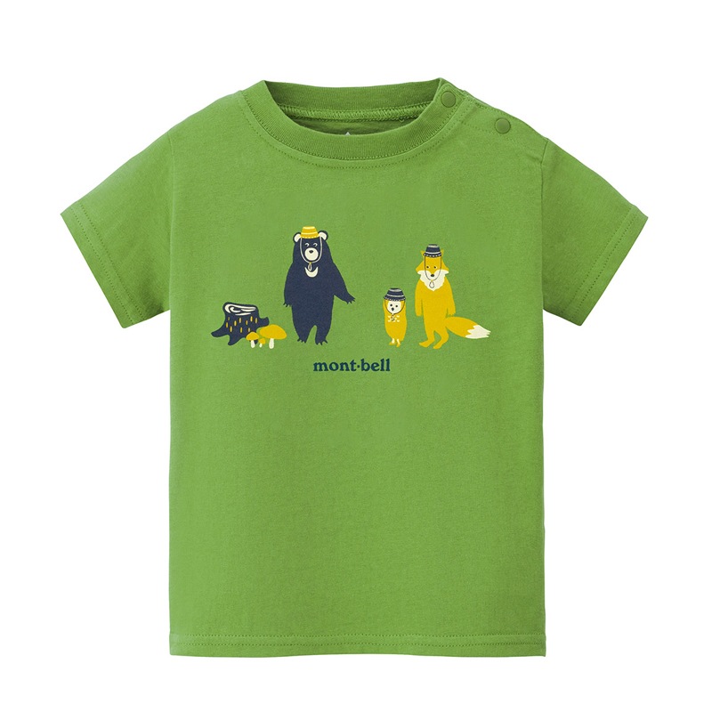 モンベル mont-bell コットンT Baby's キノコみつけた 80-90　2104663