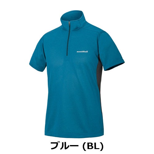 モンベル mont-bell　ウイックロン ZEO ショートスリーブ ジップシャツ Men's（メンズ）1114288
