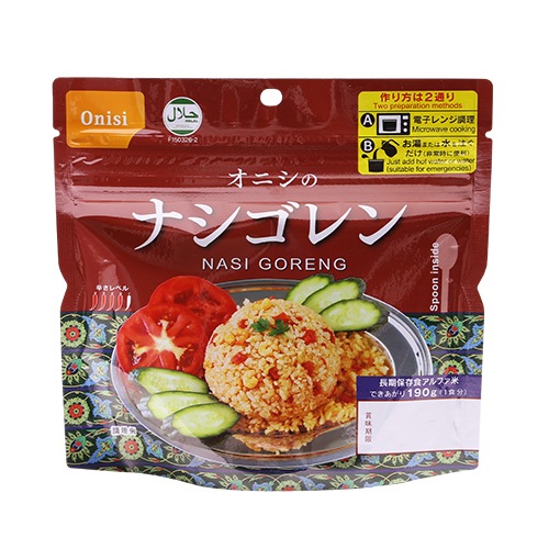 アルファ米 80gオニシのナシゴレン 尾西